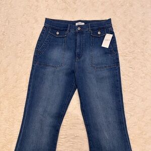 LOFT Dark Blue Flare Jeans